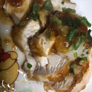 鶏胸肉のパリパリ照り焼き～おろしソース